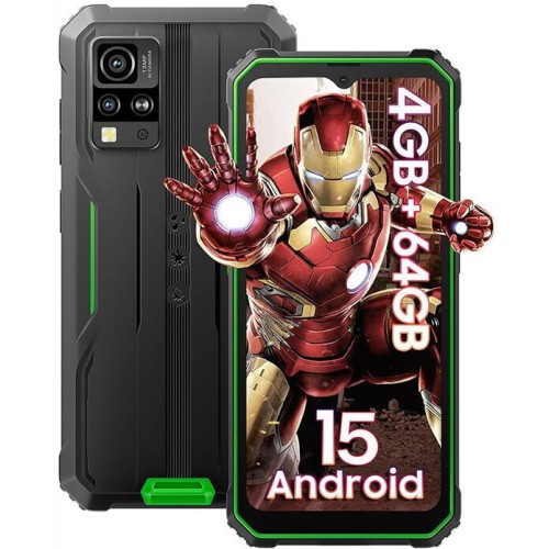 SUNSHINE SS-057A HQ HYDROGEL Τζαμάκι Προστασίας για BlackView BV4800 SE Dual SIM (4/64GB) Ανθεκτικό Smartphone Πράσινο
