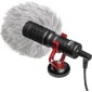 Boya BY-MM1 Electret Μικρόφωνο Shock Mounted Δημοσιογραφικό