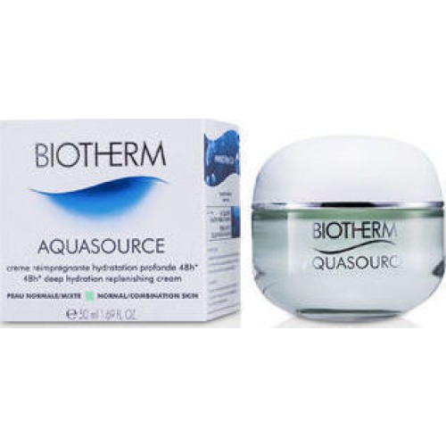 Biotherm Aquasource 24h Deep Hydration Replenishing Cream N 24ωρη Ενυδατική Κρέμα Προσώπου Ημέρας με Υαλουρονικό Οξύ 50ml